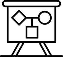Planning Line Icon Design vector