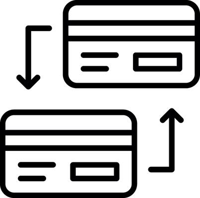 Money Exchange Line Icon Design