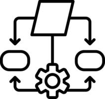 Chart Line Icon Design vector