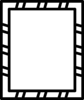 Frame Line Icon Design vector