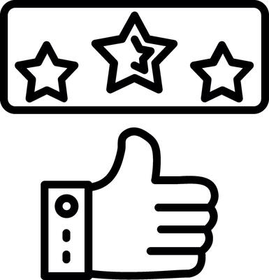 Rating Line Icon Design