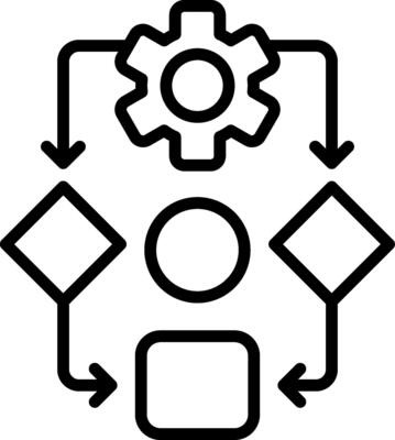 Predictive modeling Line Icon Design