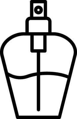 Fragrance Line Icon Design