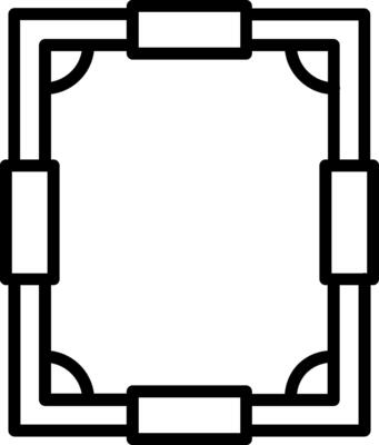 Frame Line Icon Design
