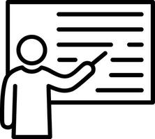 Work Line Icon Design vector