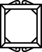 Frame Line Icon Design vector