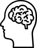 Head Line Icon Design vector