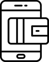 Payment Method Line Icon Design vector