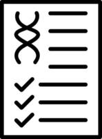 Report Line Icon Design vector