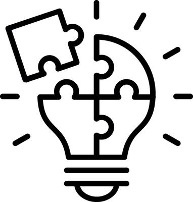Problem solving Line Icon Design