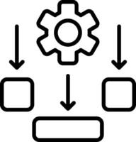 Scheme Line Icon Design vector