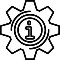 Setting Line Icon Design vector