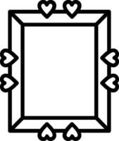 Frame Line Icon Design vector