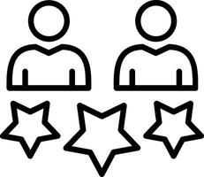 Customer Satisfaction Line Icon Design vector