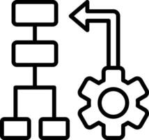 Uml Line Icon Design vector