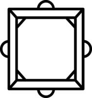 Frame Line Icon Design vector