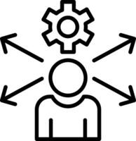 Multiple Line Icon Design vector