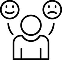 Behavior Line Icon Design vector