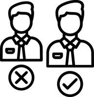Selection Line Icon Design vector