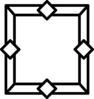 Frame Line Icon Design vector