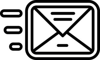 Mail Line Icon Design vector