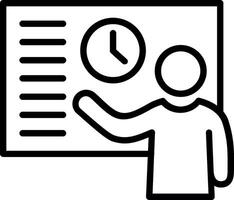 Time Line Icon Design vector