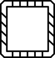 Frame Line Icon Design vector