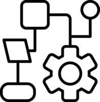 Optimization Line Icon Design vector