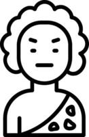 Primitive Line Icon Design vector