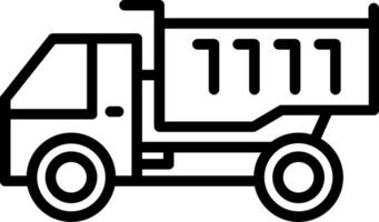 Heavy Duty Line Icon Design vector