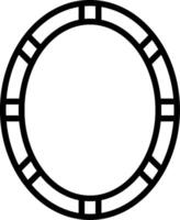 Frame Line Icon Design vector