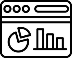 Dashboard Line Icon Design vector