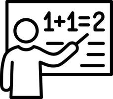 Learn Line Icon Design vector