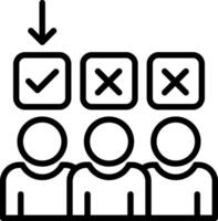 Selection Line Icon Design vector
