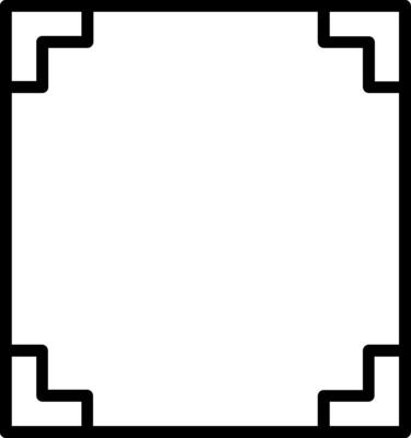 Square Outline Drawing Vector Art Icons And Graphics For Free Download Frame Line Icon Design Vector