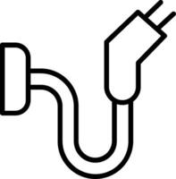 Charger Line Icon Design vector