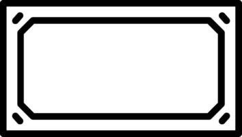 Frame Line Icon Design vector