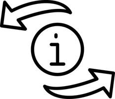 Refresh Line Icon Design vector