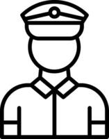 Driver Line Icon Design vector