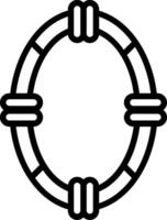 Frame Line Icon Design vector