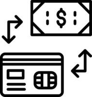 Payment Method Line Icon Design vector