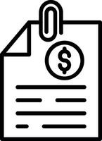 Files Line Icon Design vector