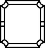 Frame Line Icon Design vector
