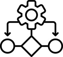 Logical Line Icon Design vector