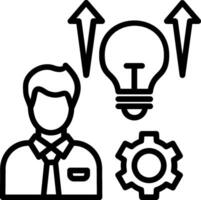 Skills Enhancement Line Icon Design vector