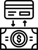 Exchange Line Icon Design vector