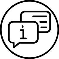 Chat Line Icon Design vector