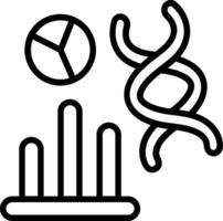 Statistics Line Icon Design vector