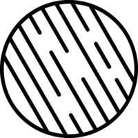 Uranus Line Icon Design vector
