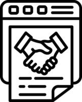Website Line Icon Design vector